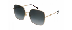 Gucci - GG0879S - Doré -Gucci Magasin 00889652323497 GG0879S 001 THREEQUARTER 1aec